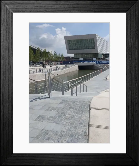 Framed Print : UK, Liverpool, New Mersey Ferry Terminal Bldg, 2009. Creator: Ethel Davies Framed Print : UK, Liverpool, New Mersey Ferry Terminal Bldg, 2009. Creator: Ethel Davies