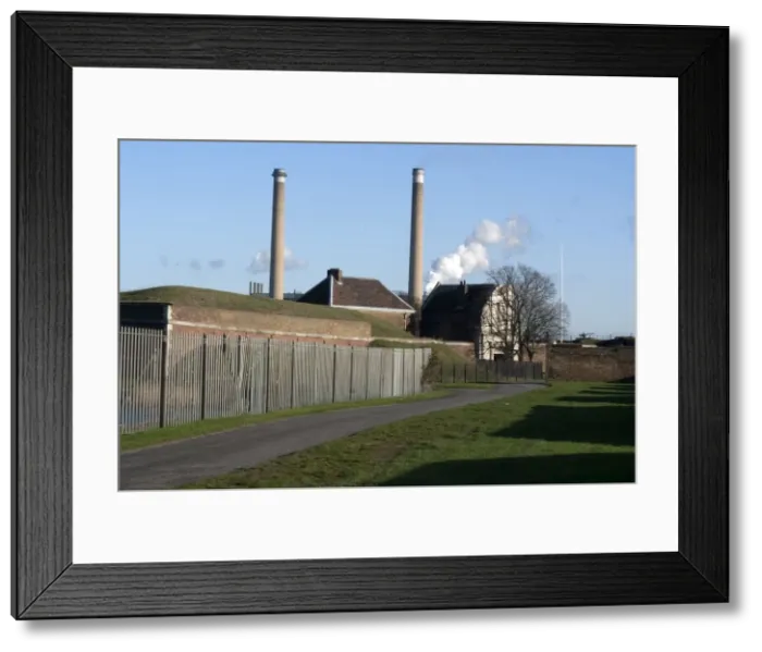 Framed Print : UK, Tilbury fort, Tilbury, 2009. Creator: Ethel Davies Framed Print : UK, Tilbury fort, Tilbury, 2009. Creator: Ethel Davies