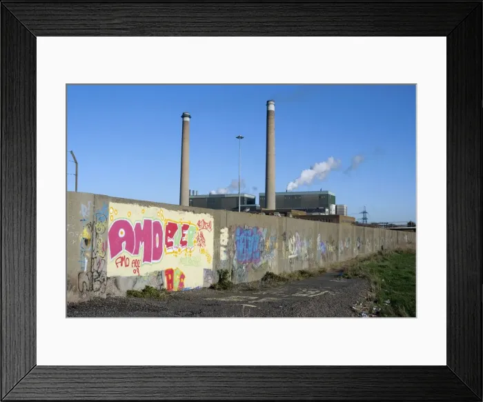 Framed Print : UK, Tilbury Power Station, 2009. Creator: Ethel Davies Framed Print : UK, Tilbury Power Station, 2009. Creator: Ethel Davies