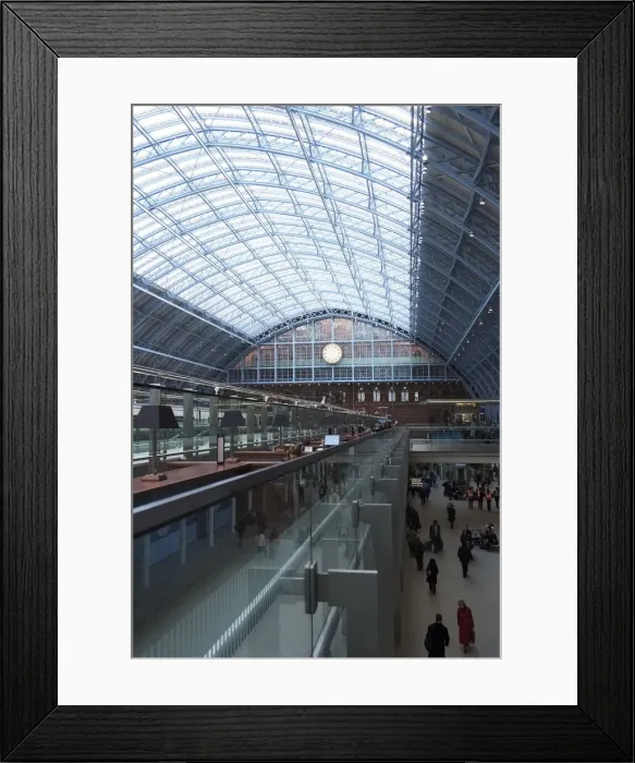 Framed Print : St Pancras Station, 2012. Creator: Ethel Davies Framed Print : St Pancras Station, 2012. Creator: Ethel Davies