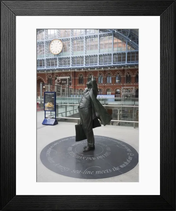 Framed Print : St Pancras Station, 2012. Creator: Ethel Davies Framed Print : St Pancras Station, 2012. Creator: Ethel Davies