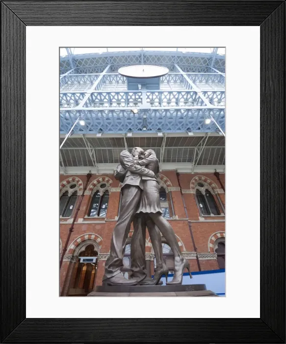 Framed Print : St Pancras Station, 2012. Creator: Ethel Davies Framed Print : St Pancras Station, 2012. Creator: Ethel Davies