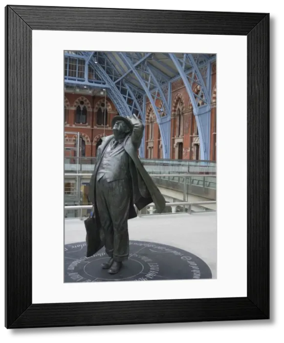 Framed Print : St Pancras Station, 2012. Creator: Ethel Davies Framed Print : St Pancras Station, 2012. Creator: Ethel Davies