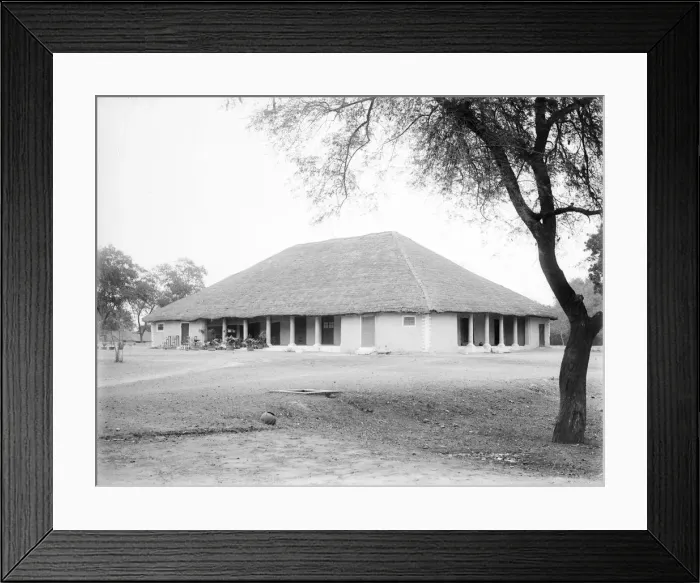 Framed Print : Bungalow in Fatehgarh, India, 1902. Creator: Kirk & Sons of Cowes Framed Print : Bungalow in Fatehgarh, India, 1902. Creator: Kirk & Sons of Cowes