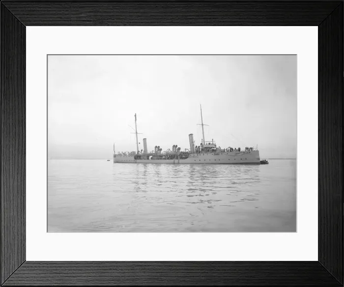 Framed Print : Spanish Gunboat, date unknown. Creator: Kirk & Sons of Cowes Framed Print : Spanish Gunboat, date unknown. Creator: Kirk & Sons of Cowes