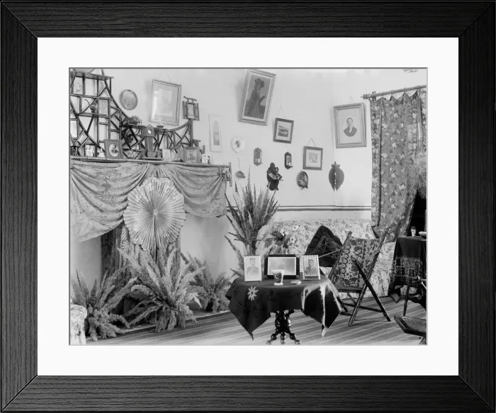 Framed Print : Sitting room in Fort Fatehgarh, India, 1902. Creator: Kirk & Sons of Cowes Framed Print : Sitting room in Fort Fatehgarh, India, 1902. Creator: Kirk & Sons of Cowes
