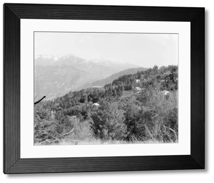 Framed Print : Hill station, India, c1902. Creator: Kirk & Sons of Cowes Framed Print : Hill station, India, c1902. Creator: Kirk & Sons of Cowes