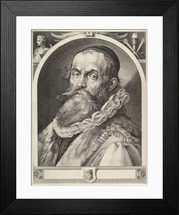 Framed Print : Portrait of Hendrick Goltzius, pub. 1617. Creator: Dutch School (17th Century) Framed Print : Portrait of Hendrick Goltzius, pub. 1617. Creator: Dutch School (17th Century)