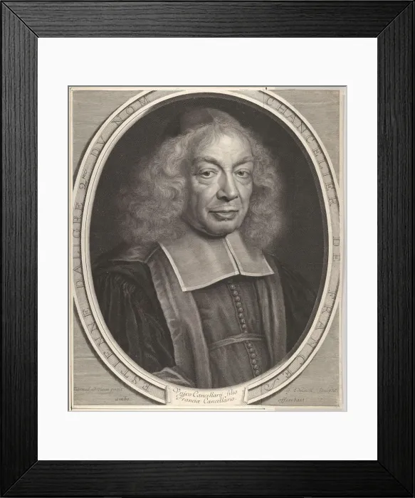 Framed Print : Portrait of Etienne II d Aligre, 17th Century. Creator: Unknown Framed Print : Portrait of Etienne II d Aligre, 17th Century. Creator: Unknown