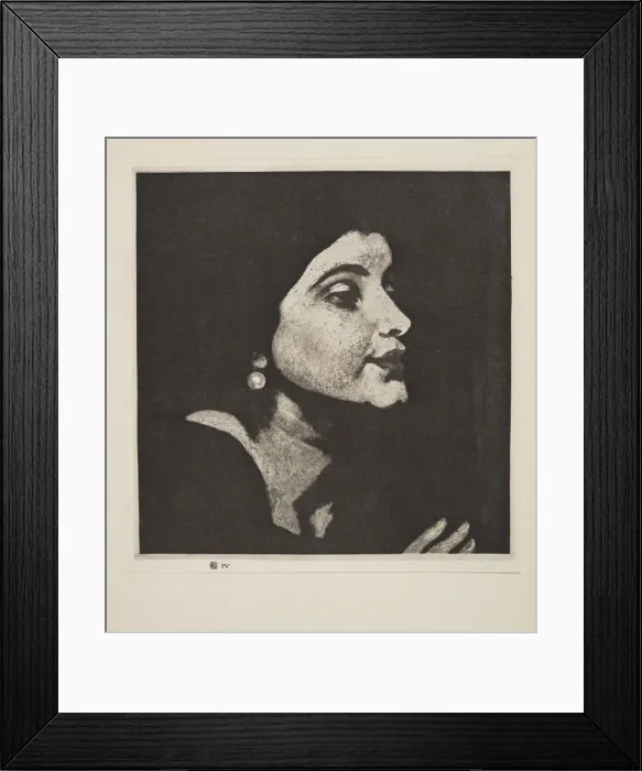 Framed Print : Filia Mundi, pub. 1925. Creator: Laura Knight (1877 - 1970) Framed Print : Filia Mundi, pub. 1925. Creator: Laura Knight (1877 - 1970)