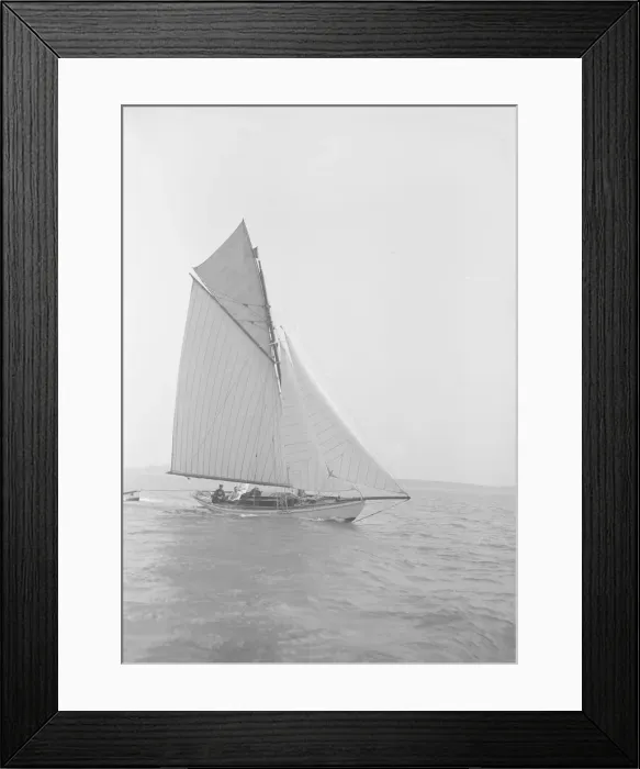 Framed Print : The cutter Polestar under sail, 1911. Creator: Kirk & Sons of Cowes Framed Print : The cutter Polestar under sail, 1911. Creator: Kirk & Sons of Cowes