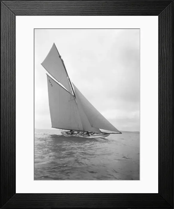 Framed Print : The 12 Metre yacht Javotte sailng close-hauled, 1911. Creator: Kirk & Sons of Cowes Framed Print : The 12 Metre yacht Javotte sailng close-hauled, 1911. Creator: Kirk & Sons of Cowes