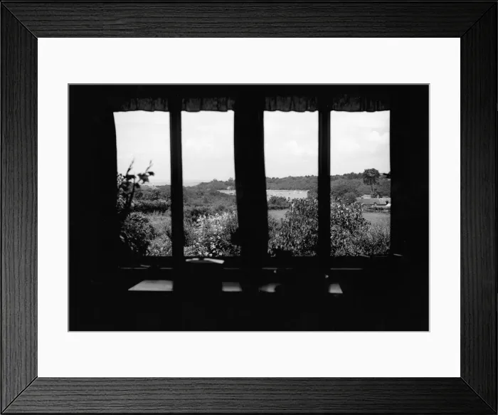 Framed Print : View out of a window, c1935. Creator: Kirk & Sons of Cowes Framed Print : View out of a window, c1935. Creator: Kirk & Sons of Cowes