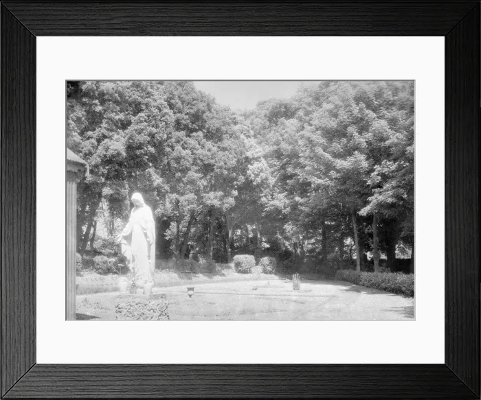 Framed Print : Statue of the Virgin Mary, c1935. Creator: Kirk & Sons of Cowes Framed Print : Statue of the Virgin Mary, c1935. Creator: Kirk & Sons of Cowes