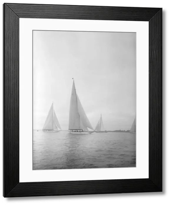 Framed Print : Group of J Class yachts, 1935. Creator: Kirk & Sons of Cowes Framed Print : Group of J Class yachts, 1935. Creator: Kirk & Sons of Cowes