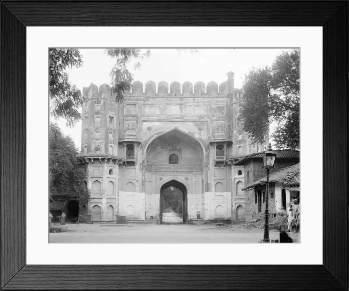 Framed Print : Gateway in Allahabad, Uttar Pradesh, India, 1902. Creator: Kirk & Sons of Cowes Framed Print : Gateway in Allahabad, Uttar Pradesh, India, 1902. Creator: Kirk & Sons of Cowes