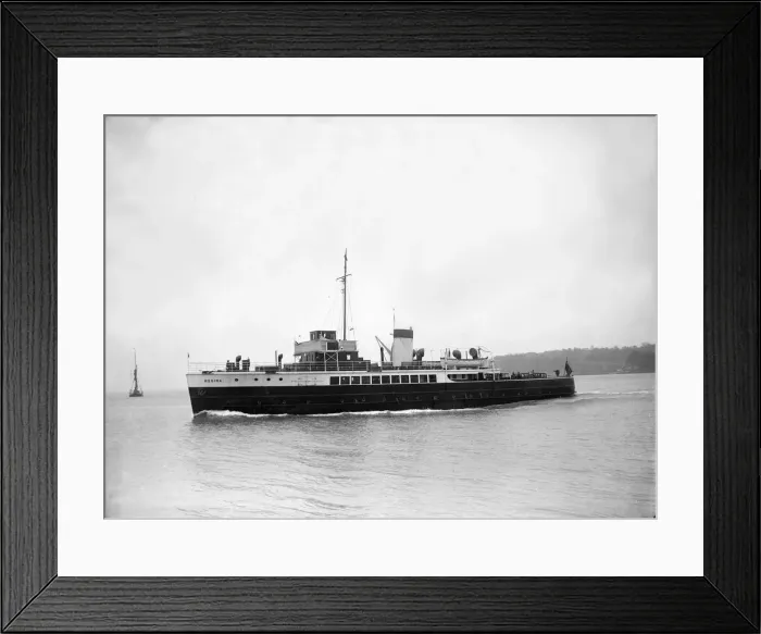 Framed Print : The motor vessel Medina under way, 1932. Creator: Kirk & Sons of Cowes Framed Print : The motor vessel Medina under way, 1932. Creator: Kirk & Sons of Cowes