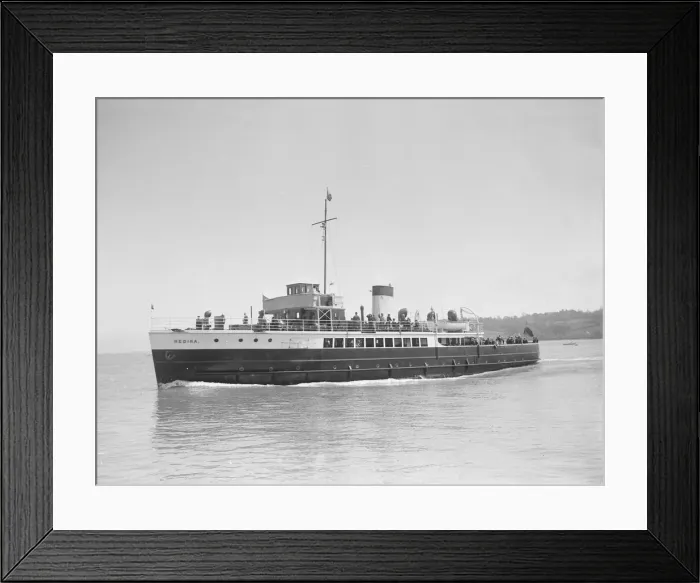 Framed Print : The motor vessel Medina under way, 1932. Creator: Kirk & Sons of Cowes Framed Print : The motor vessel Medina under way, 1932. Creator: Kirk & Sons of Cowes