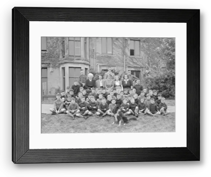 Framed Print : Group portrait, c1935. Creator: Kirk & Sons of Cowes Framed Print : Group portrait, c1935. Creator: Kirk & Sons of Cowes