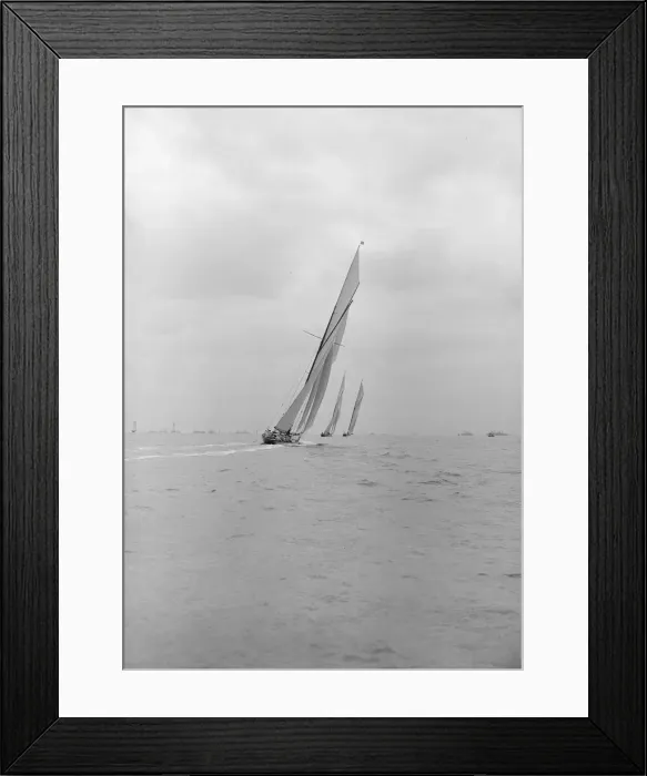 Framed Print : Group of 15 Metres racing close-hauled, 1913. Creator: Kirk & Sons of Cowes Framed Print : Group of 15 Metres racing close-hauled, 1913. Creator: Kirk & Sons of Cowes