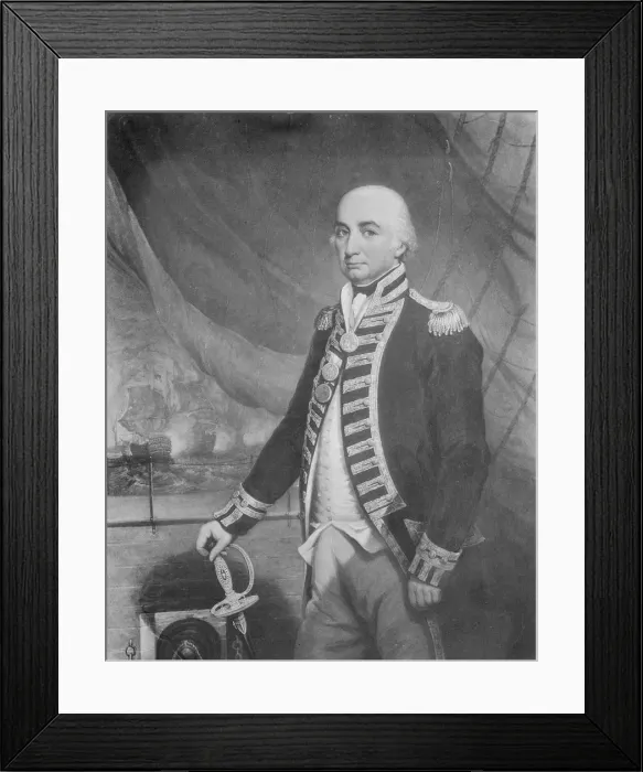 Framed Print : Naval officer, late 18th-early 19th century. Creator: Kirk & Sons of Cowes Framed Print : Naval officer, late 18th-early 19th century. Creator: Kirk & Sons of Cowes