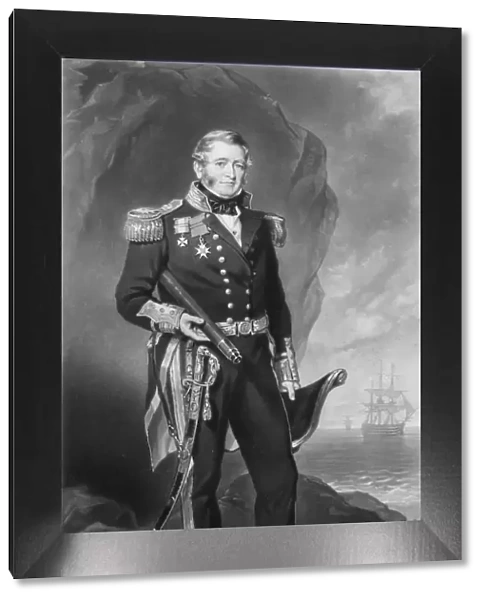 Naval officer, 19th century. Creator: Kirk & Sons of Cowes