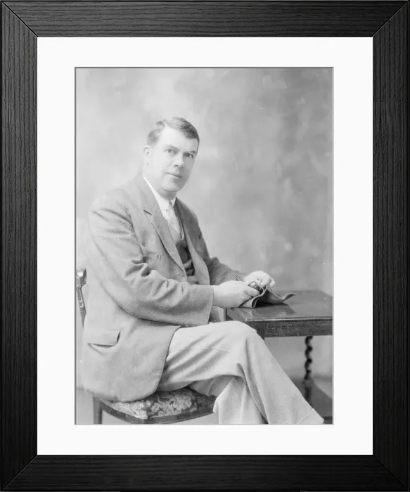 Framed Print : Portrait of a man, c1935. Creator: Kirk & Sons of Cowes Framed Print : Portrait of a man, c1935. Creator: Kirk & Sons of Cowes