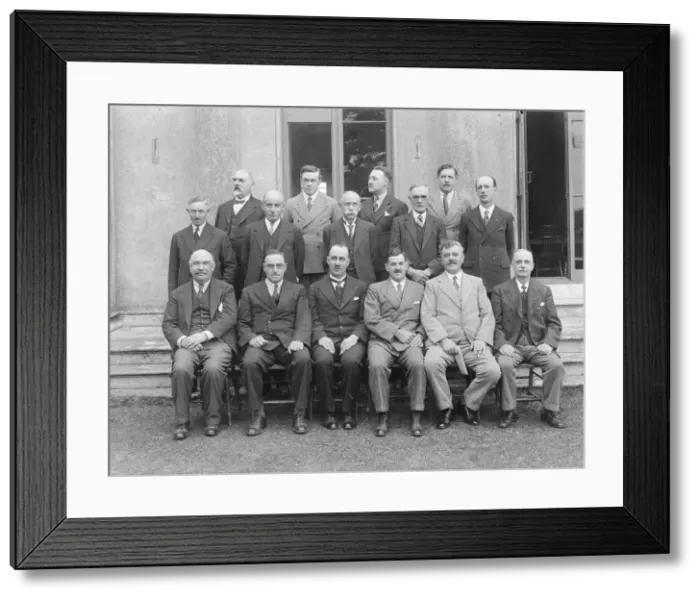 Framed Print : Group portrait, c1935. Creator: Kirk & Sons of Cowes Framed Print : Group portrait, c1935. Creator: Kirk & Sons of Cowes