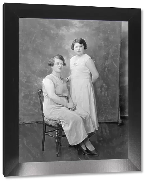 Portrait of two women, c1935. Creator: Kirk & Sons of Cowes