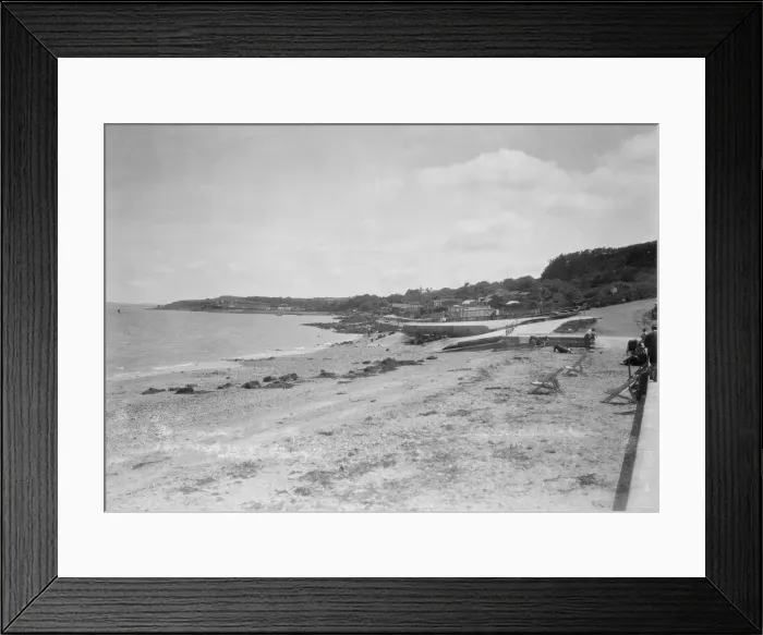 Framed Print : Beach, Isle of Wight, c1935. Creator: Kirk & Sons of Cowes Framed Print : Beach, Isle of Wight, c1935. Creator: Kirk & Sons of Cowes