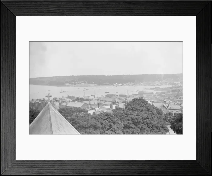 Framed Print : East Cowes from St Marys Church, Isle of Wight, c1935. Creator: Kirk & Sons of Cowes Framed Print : East Cowes from St Marys Church, Isle of Wight, c1935. Creator: Kirk & Sons of Cowes