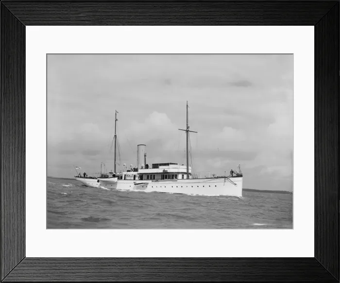 Framed Print : Unknown vessel underway. Creator: Kirk & Sons of Cowes Framed Print : Unknown vessel underway. Creator: Kirk & Sons of Cowes