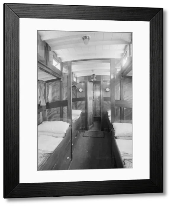Framed Print : Interior of cabin on cabin cruiser D. G. S. P. 1913. Creator: Kirk & Sons of Cowes Framed Print : Interior of cabin on cabin cruiser D. G. S. P. 1913. Creator: Kirk & Sons of Cowes