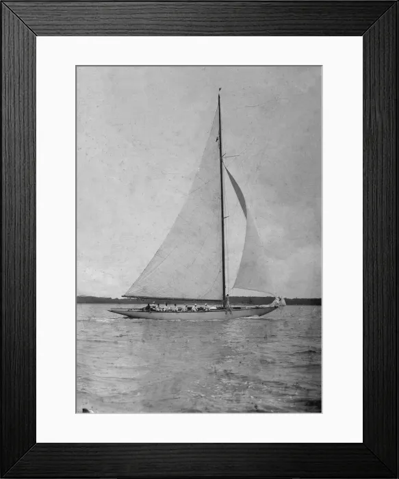 Framed Print : Unknown sailing yacht under way. Creator: Kirk & Sons of Cowes Framed Print : Unknown sailing yacht under way. Creator: Kirk & Sons of Cowes