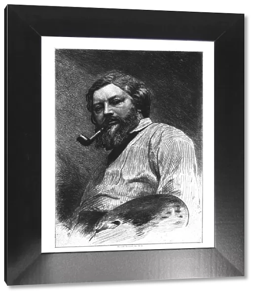 Gustave Courbet, c1860. Creator: Unknown