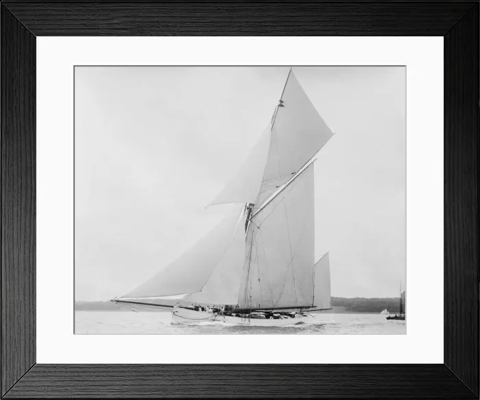 Framed Print : The yawl Gertrude sailing close-hauled. Creator: Kirk & Sons of Cowes Framed Print : The yawl Gertrude sailing close-hauled. Creator: Kirk & Sons of Cowes
