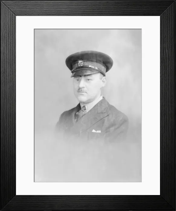 Framed Print : Portrait of a man in uniform, c1935. Creator: Kirk & Sons of Cowes Framed Print : Portrait of a man in uniform, c1935. Creator: Kirk & Sons of Cowes