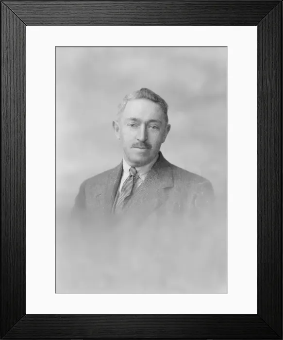 Framed Print : Portrait of a man, c1935. Creator: Kirk & Sons of Cowes Framed Print : Portrait of a man, c1935. Creator: Kirk & Sons of Cowes