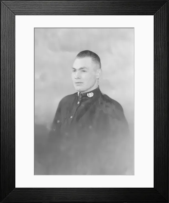 Framed Print : Portrait of a man in uniform, c1935. Creator: Kirk & Sons of Cowes Framed Print : Portrait of a man in uniform, c1935. Creator: Kirk & Sons of Cowes