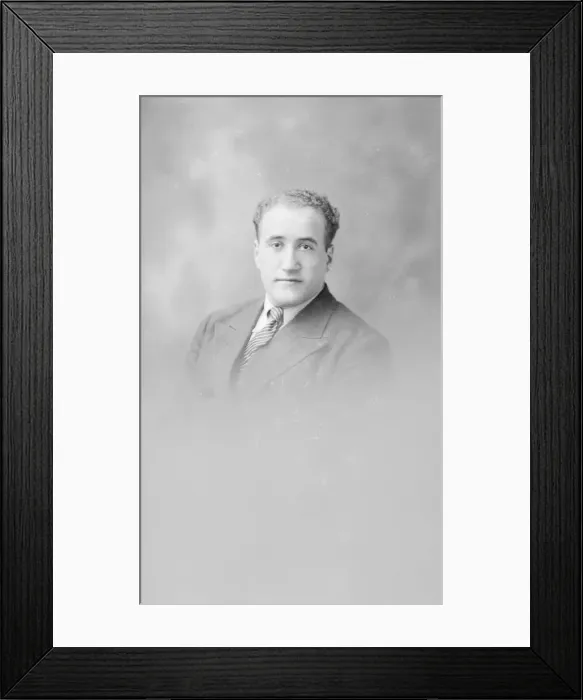 Framed Print : Portrait of a man, c1935. Creator: Kirk & Sons of Cowes Framed Print : Portrait of a man, c1935. Creator: Kirk & Sons of Cowes