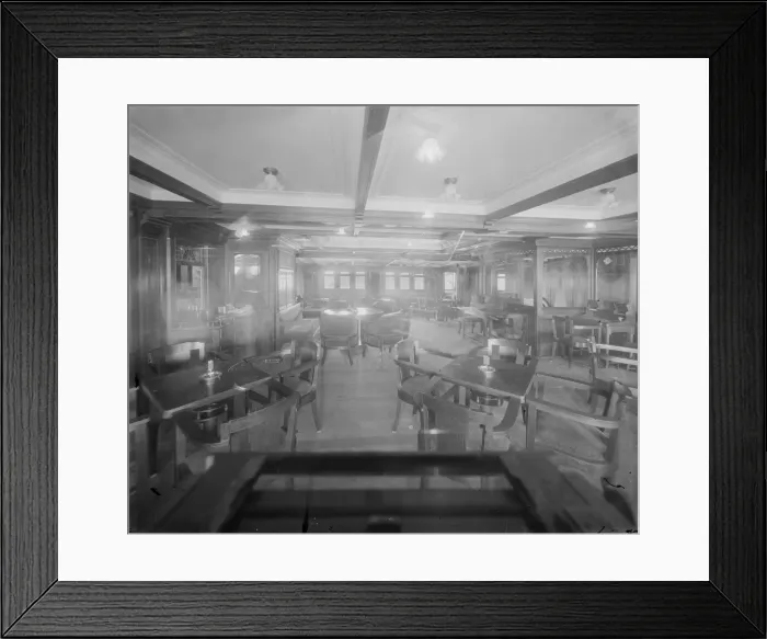 Framed Print : Interior shot, possibly inside the Royal Yacht Squadron. Creator: Kirk & Sons of Cowes Framed Print : Interior shot, possibly inside the Royal Yacht Squadron. Creator: Kirk & Sons of Cowes