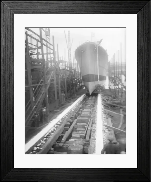 Framed Print : The launch of the 2nd Argentine Destroyer Tucuman, 16 Oct 1928 Framed Print : The launch of the 2nd Argentine Destroyer Tucuman, 16 Oct 1928