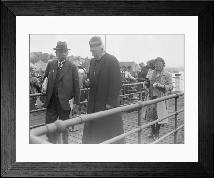 Framed Print : Catholic priest, c1935. Creator: Kirk & Sons of Cowes Framed Print : Catholic priest, c1935. Creator: Kirk & Sons of Cowes