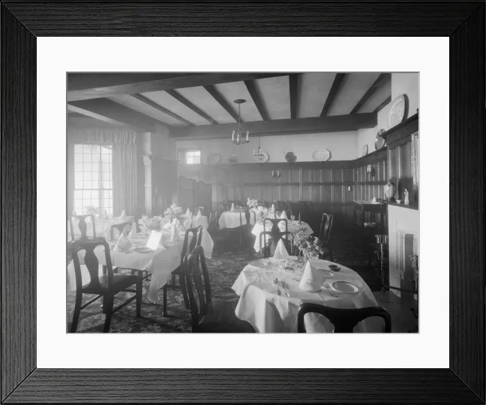 Framed Print : Interior, Gloster Hotel, Cowes, Isle of Wight, c1935. Creator: Kirk & Sons of Cowes Framed Print : Interior, Gloster Hotel, Cowes, Isle of Wight, c1935. Creator: Kirk & Sons of Cowes