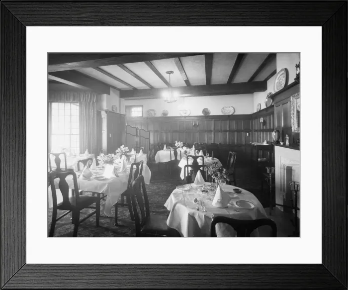 Framed Print : Interior, Gloster Hotel, Cowes, Isle of Wight, c1935. Creator: Kirk & Sons of Cowes Framed Print : Interior, Gloster Hotel, Cowes, Isle of Wight, c1935. Creator: Kirk & Sons of Cowes