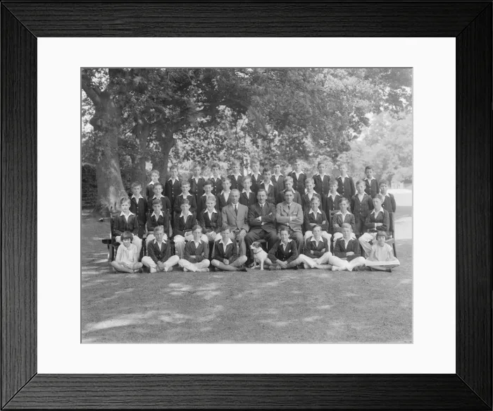 Framed Print : Group portrait, c1935. Creator: Kirk & Sons of Cowes Framed Print : Group portrait, c1935. Creator: Kirk & Sons of Cowes