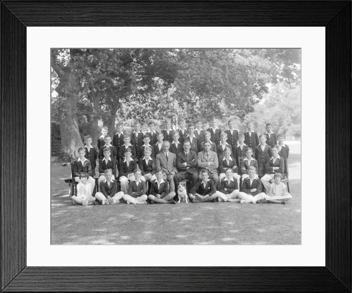 Framed Print : Group portrait, c1935. Creator: Kirk & Sons of Cowes Framed Print : Group portrait, c1935. Creator: Kirk & Sons of Cowes