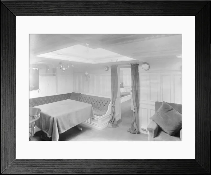 Framed Print : Salon on Drum Wen, 1920. Creator: Kirk & Sons of Cowes