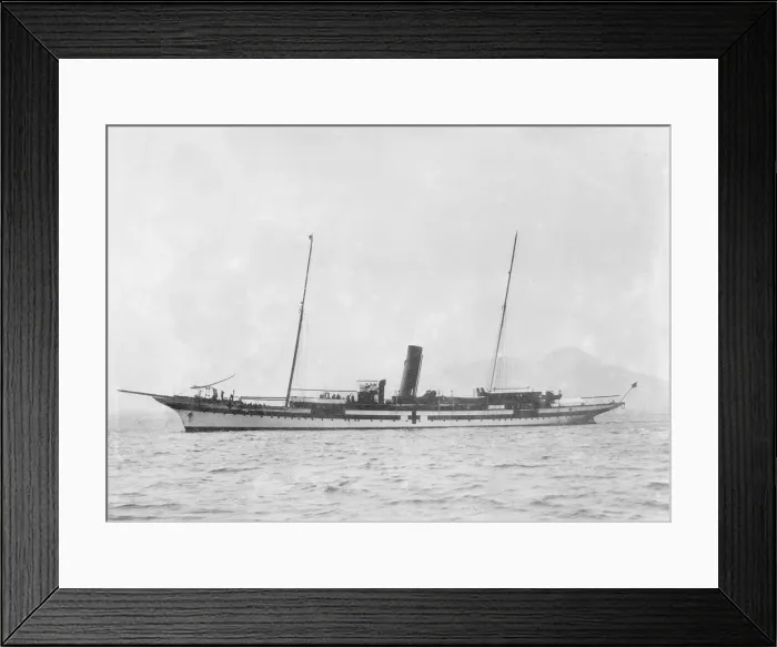 Framed Print : Hospital ship at anchor. Creator: Kirk & Sons of Cowes