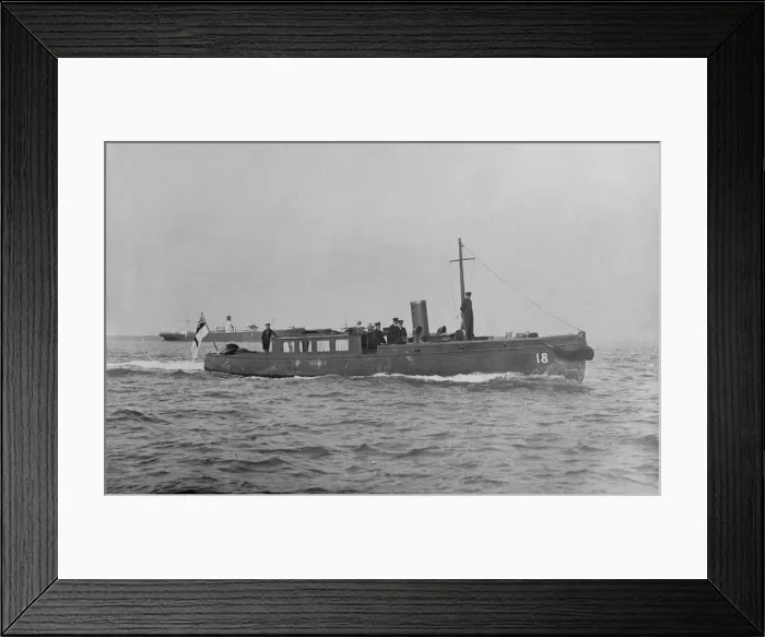 Framed Print : Motorboat Ytene (18) under way, 1921. Creator: Kirk & Sons of Cowes Framed Print : Motorboat Ytene (18) under way, 1921. Creator: Kirk & Sons of Cowes